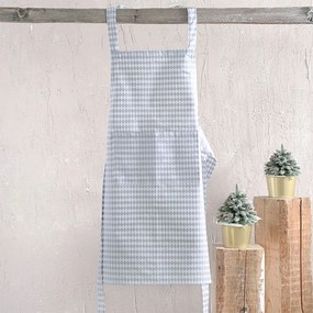 Ποδιά Ολόσωμη Romvos Silver Ρυθμός 60x85cm 100% Βαμβάκι