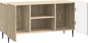 vidaXL Ντουλάπι TV 102 x 34,5 x 52 cm Sonoma Δρυς Επεξεργασμένο Ξύλο