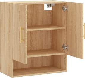 vidaXL Ντουλάπι Τοίχου Sonoma Δρυς 60 x 31 x 70 εκ. Επεξεργασμένο Ξύλο