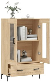 vidaXL Ντουλάπα Sonoma Δρυς 69,5 x 31 x 115 εκ. από Επεξεργασμένο Ξύλο