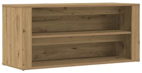 vidaXL Πάγκος Παπουτσιών Artisan Δρυς 100x35x45 εκ. Επεξεργασμένο Ξύλο