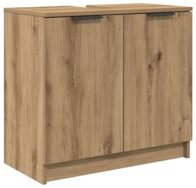 vidaXL Σετ Επίπλων Μπάνιου 3 pcs Artisan Oak Επεξεργασμένο ξύλο