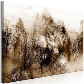 Πίνακας - Mountain Predator (1 Part) Wide Brown 120x80