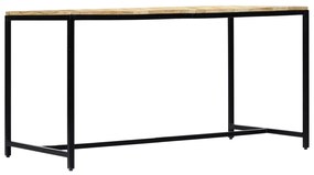 vidaXL Τραπεζαρία 140 x 70 x 75 εκ. από Μασίφ Ακατέργαστο Ξύλο Μάνγκο