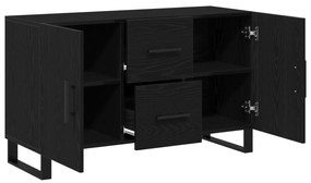 vidaXL Μπουφές Μαύρη Δρυς 100x36x60 εκ. Κατασκευασμένο Ξύλο