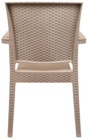 Καρέκλα Gala Fylliana Μπέζ 58x57x88 εκ. 58x57x88 εκ.
