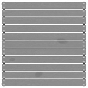 vidaXL Υποπόδιο Κήπου Γκρι από Μασίφ Ξύλο Πεύκου