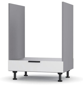 Craft Κάτω Ντουλάπι Φούρνου Λευκό 60x48x82cm - GR-LG60-82CRAFAL - GR-LG60-82CRAFAL