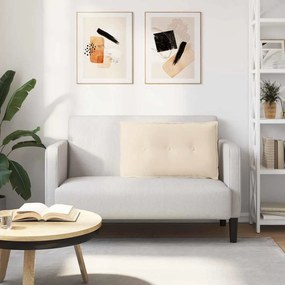 vidaXL Μαξιλάρι Πλάτης Μπεζ 80 x 50 cm Ύφασμα Μικροΐνας