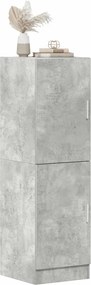 vidaXL Ντουλάπι κουζίνας Σκυρόδεμα Γκρι 38x41,5x131,5 cm