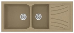 Sanitec Classic 323 Metallic Cream Νεροχύτης