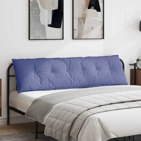 vidaXL Μαξιλάρι Πλάτης Μπλε τζην 180 x 50 x 19 cm ύφασμα