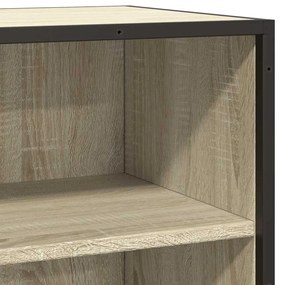 Sideboard Sonoma Oak 68x35x76cm Κατασκευασμένο ξύλο και μέταλλο - Καφέ
