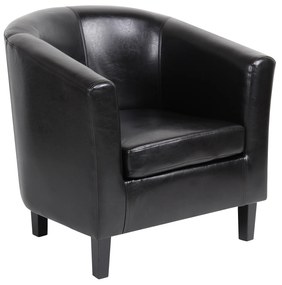 Πολυθρόνα ArteLibre FIORELLA Καφέ PU 73x69x75cm