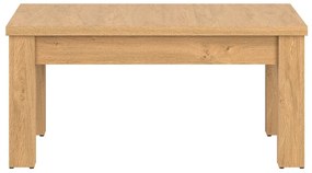 Τραπεζάκι σαλονιού Orlando AH115, Δρυς, 48x68x102cm, 22 kg, Πλαστικοποιημένη μοριοσανίδα, Γωνιακό | Epipla1.gr