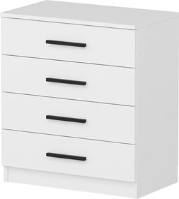 Συρταριέρα Λευκό KALE 70x79x42