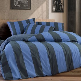 Σεντόνια Μονά (Σετ) Nef-Nef Homeware Casual Vertia Blue/Black