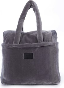 Κουβέρτα Βελουτέ Υπέρδιπλη (230x240) Nef-Nef Homeware Velosso Grey
