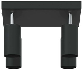 vidaXL Σποτ οροφής Μαύρο 26 x 26 x 16.5 εκ Ατσάλι