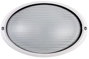 Πλαφονιέρα Φωτιστικό Οροφής 1xE27 ΙΡ45 Φ22cm Aca-HI5072WMS-Λευκό HI5072WMS