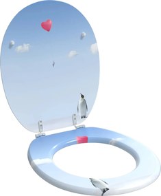 vidaXL Λεκάνη Μπλε 44 x 38 εκ. Πίνακας MDF