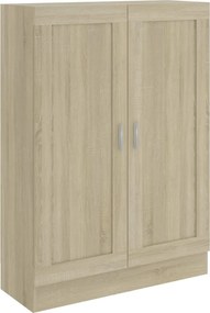 vidaXL Βιβλιοθήκη Χρώμα Sonoma Δρυς 82,5 x 30,5 x 115 εκ. Επεξ. Ξύλο