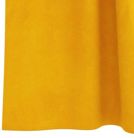 vidaXL Κουρτίνες 2 pcs Χαμομηλί κίτρινο 140 x 175 cm Βελούδο