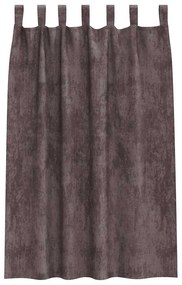 vidaXL Κουρτίνα με κουρτίνες 2 pcs Καφέ 175 x 140 εκ. Βελούδο