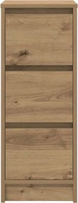vidaXL Ντουλάπι τεχνίτης Δρυς 29,5x34x76 εκ. Επεξεργασμένο Ξύλο