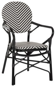 ΠΟΛΥΘΡΟΝΑ ΑΛΟΥΜΙΝΙΟΥ ΜΕ TEXTLINE ΜΑΥΡΟ-ΛΕΥΚΟ HM5928.01 56x59x94,5Yεκ.