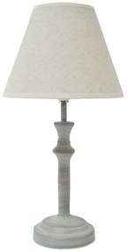 Φωτιστικό Επιτραπέζιο 845453 19x19x37cm E14 40W Antique Grey-Beige Ankor