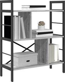 vidaXL Ράφι Βιβλίων 5 επιπέδων 75 x 30 x 91 εκ. Επεξεργασμένο Ξύλο