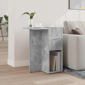 vidaXL End Table Σκυρόδεμα Γκρι 35 x 40 x 55 εκ. Επεξεργασμένο ξύλο