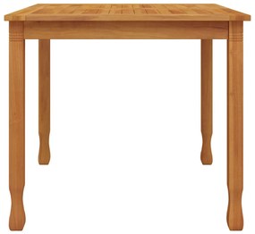 vidaXL Τραπεζαρία Κήπου 85 x 85 x 75 εκ. από Μασίφ Ξύλο Teak