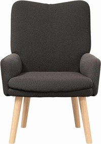 vidaXL Πολυθρόνα Σκούρο Γκρι 63 x 67 x 94 εκ.