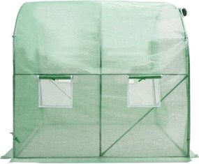 vidaXL Θερμοκήπιο 4 μ² 2 x 2 x 2 μ.