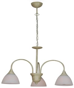 Φωτιστικό Οροφής 77-3345 1012-3P Kup Beige Homelighting Μέταλλο,Γυαλί