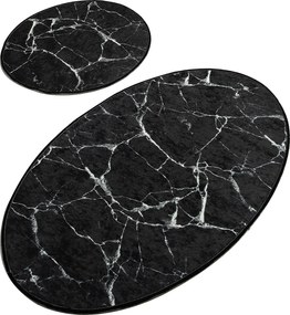 Bathmat Set (2 Pieces) Marble Djt Multicolor