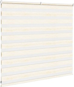 vidaXL Ζέβρα τυφλή μπεζ μάρμαρο Πλάτος υφάσματος 155,9 εκ. Πολυεστέρας