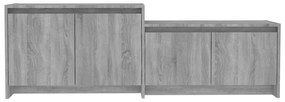 vidaXL Έπιπλο Τηλεόρασης Γκρι Sonoma 146,5x35x50 εκ. Επεξεργ. Ξύλο