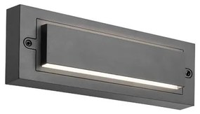 Απλίκα LED Εξωτερικού Χώρου Eurolamp Senario 145-52114 Grey 3CCT