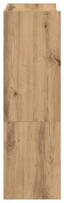 Ράφι παπουτσιών Artisan Oak 60x25x81 cm Κατασκευασμένο ξύλο - Καφέ