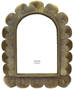Κορνίζα Elisha 031133 10x15cm Gold Γυαλί,Polyresin