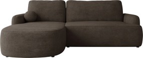 Καναπές Loridu-Αριστερή-Καφέ Σκούρο
