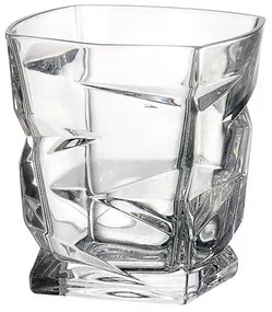 Ποτήρι Ουίσκι Zig Zag 300ml - Crystal Bohemia - 6 ΤΜΧ