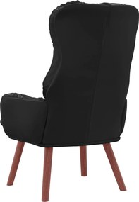 vidaXL Πολυθρόνα Μαύρο 69 x 74 x 93 εκ. Δερματίνη