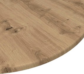 vidaXL Καπάκι τραπεζιού artisan δρυς 80 x 80 x 1,5 cm