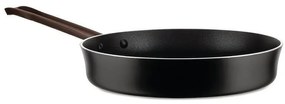 Τηγάνι Αντικολλητικό Edo PU113/20 B 38x20x7,5cm Αλουμίνιο Black Alessi Μικρό (19-22cm) Aluminium