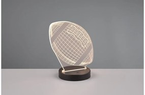 Επιτραπέζιο Φωτιστικό LED RGBW 3,2W Μαύρο 3D Εφέ Football R52821132 Trio Lighting-R52821132-Μαύρο R52821132
