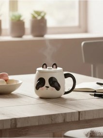 Stewehome Κεραμική κούπα με 3D καπάκι και ζωικά σχέδια